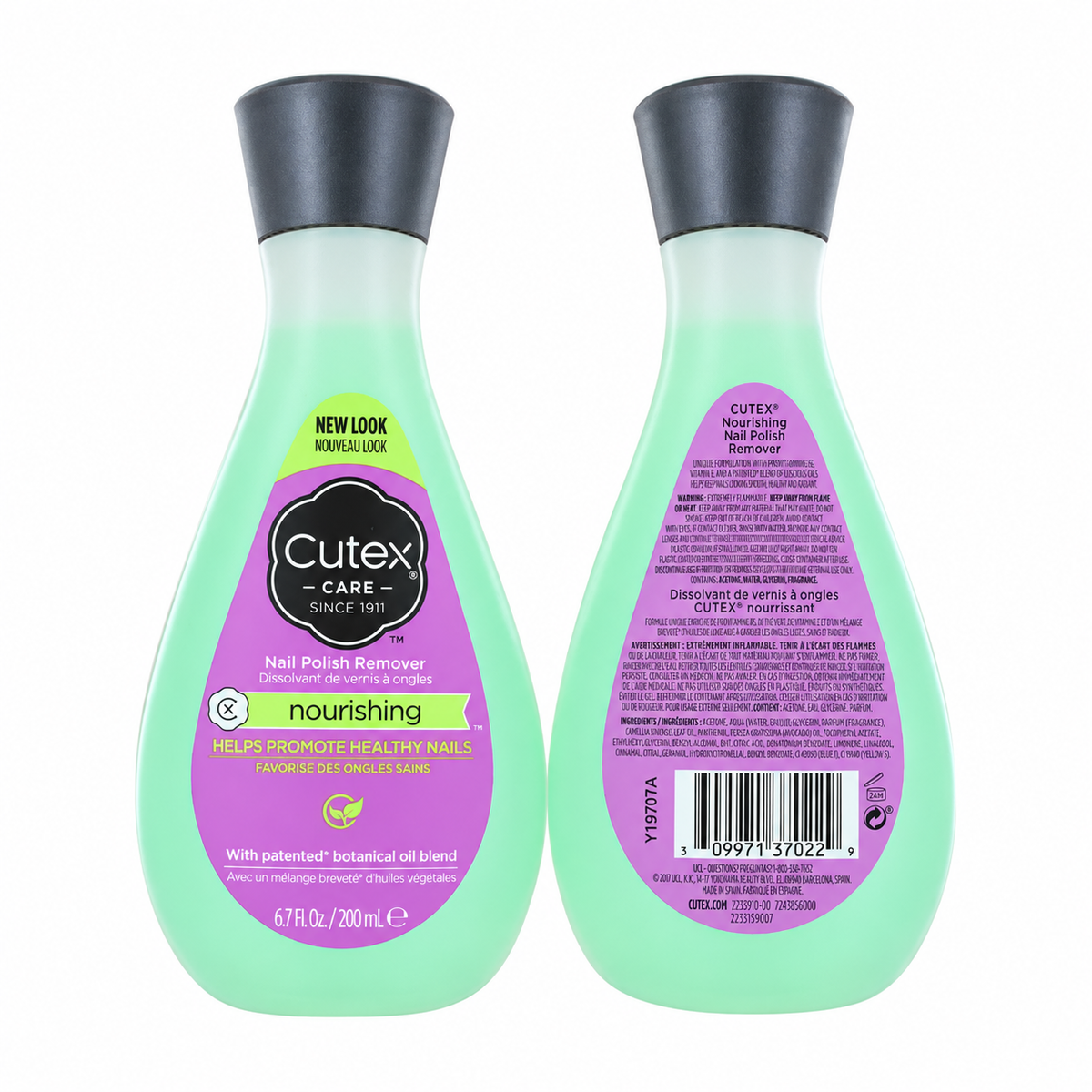 Cutex Nourishing Nail Polish Remover 200ml
