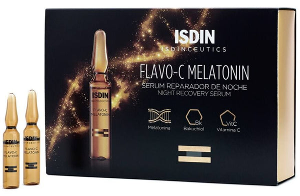 ISDIN Isdinceutics Flavo-C Melatonin Repair Night Serum 30 × 2ml Vials