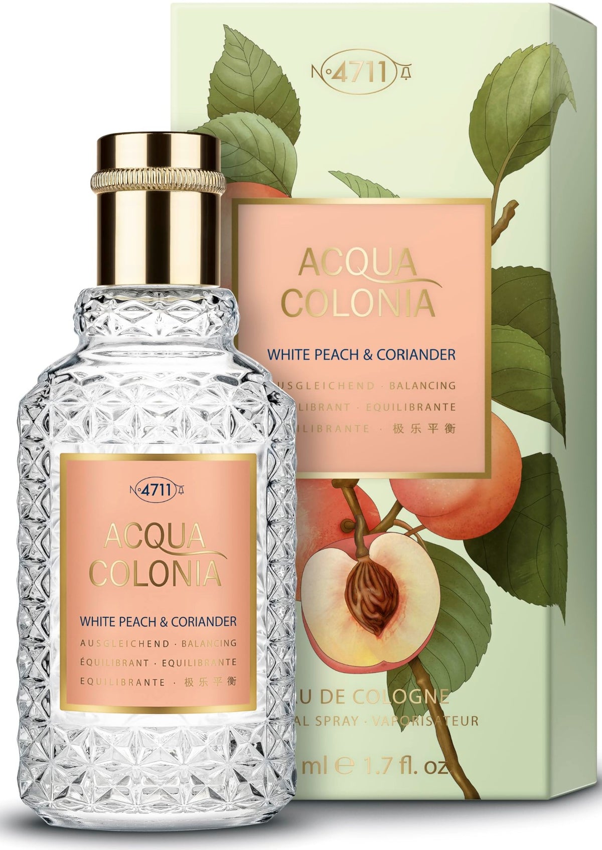 4711 Acqua Colonia White Peach & Coriander 100ml EDC Spray
