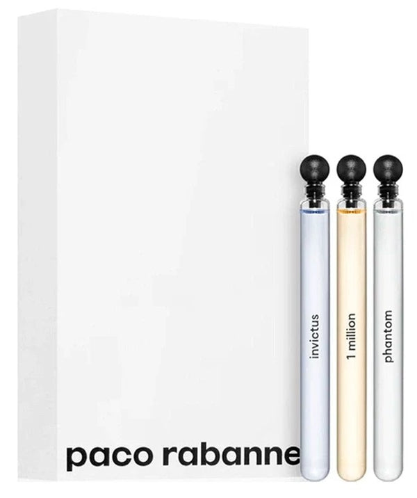 Paco Rabanne Miniature EDT Set 3x4ml (1 Million + Invictus + Phantom)