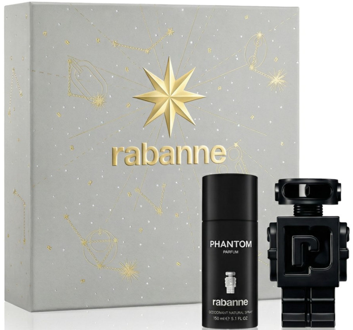 Paco Rabanne Phantom 100ml Parfum Spray + 150ml Deodorant Spray Gift Set
