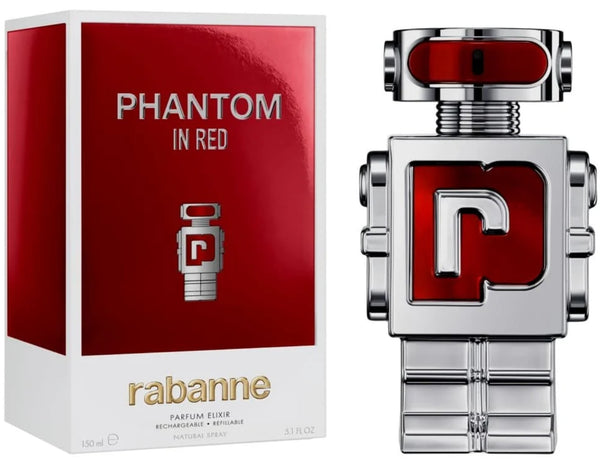 Paco Rabanne Phantom In Red Elixir 150ml Parfum Refillable Spray