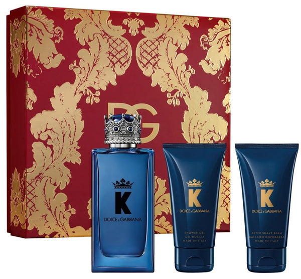 Dolce & Gabbana K Gift Set Eau de Parfum 100ml + Aftershave Balm 50ml + Shower Gel 50ml