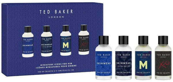 Ted Baker Icons Miniature Gift Set For Him: 4 x 15ml EDT Splash