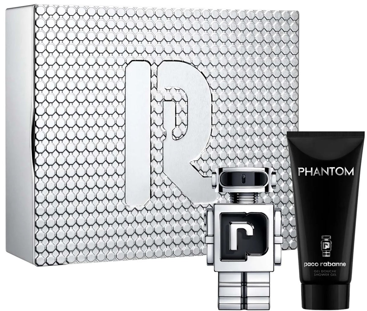 Paco Rabanne Phantom 100ml EDT Spray + 100ml Shower Gel Gift Set