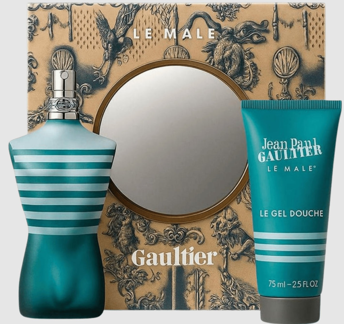 Jean Paul Gaultier Le Male Gift Set 125ml EDT Spray + 75ml Shower Gel