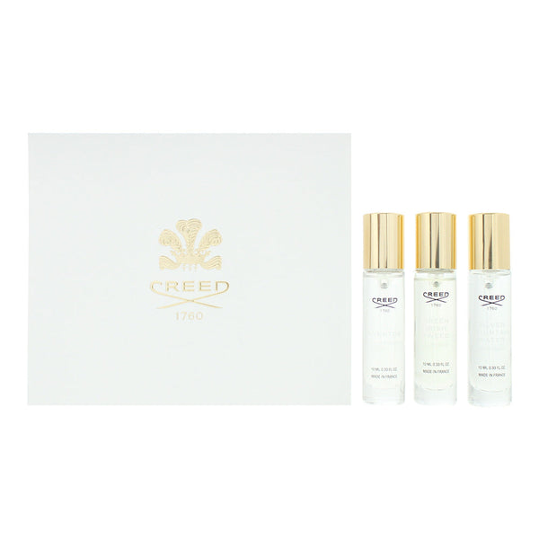 Creed Gift Set Aventus 10ml EDP + Green Irish Tweed 10ml EDP + Silver Mountain Water 10ml EDP