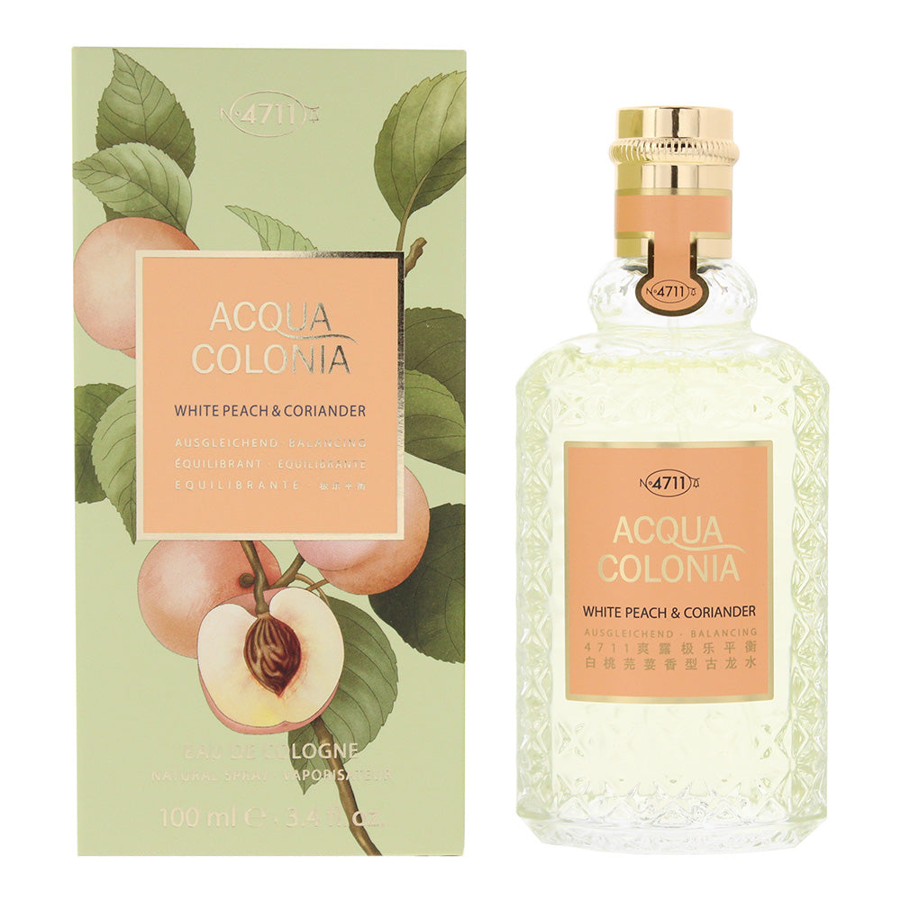 4711 Acqua Colonia White Peach & Coriander 100ml EDC Spray