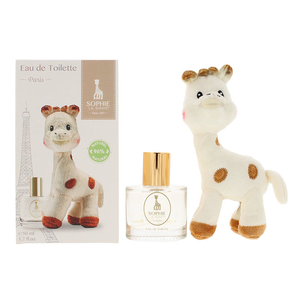 Sophie La Giraffe Gift Set 50ml EDT Spray + Giraffe Plush Toy