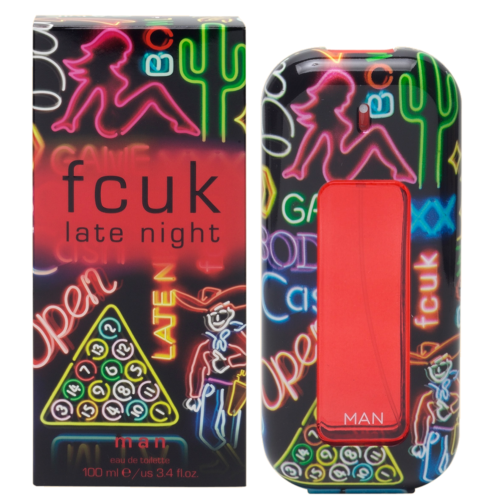 FCUK FCUK Late Night Man 100ml EDT Spray -