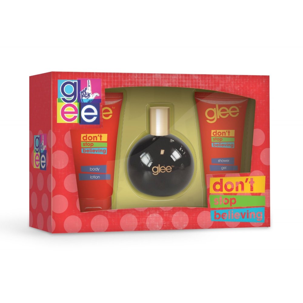 Glee Glee Don'T Stop Believing Gift Set 50ml EDT Spray + 75ml Shower Gel + 75ml Body Lotion - Health & Beauty > Personal Care > Cosmetics > Bath & Body Gift Sets
