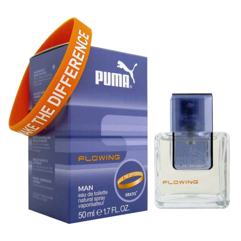 Puma Puma Flowing Man 50ml EDT Spray + Free Armband - Health & Beauty > Personal Care > Cosmetics > Perfumes & Colognes > Eaux De Toilette