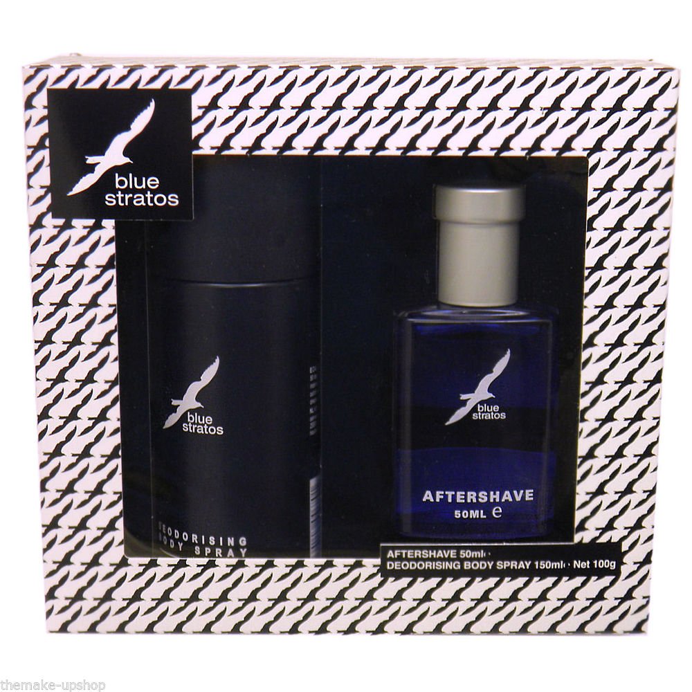 Blue Stratos Blue Stratos Gift Set - 50ml Aftershave + 150ml Body Spray - Health & Beauty > Personal Care > Cosmetics > Bath & Body Gift Sets
