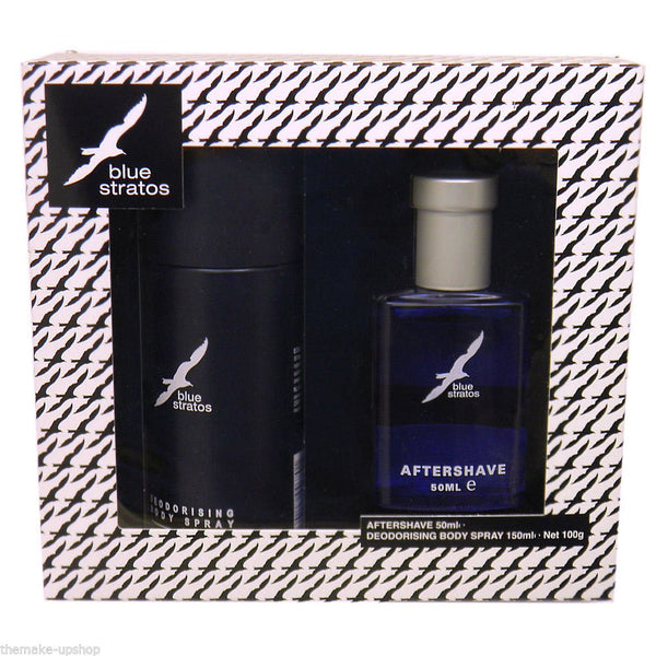 Blue Stratos Blue Stratos Gift Set - 50ml Aftershave + 150ml Body Spray - Health & Beauty > Personal Care > Cosmetics > Bath & Body Gift Sets