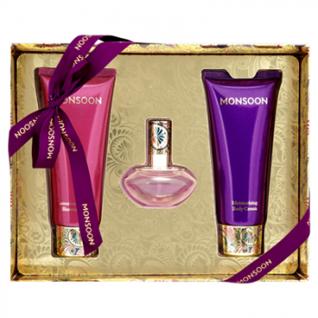 Monsoon Monsoon Gift Set 30ml EDT Spray + 100ml Body Cream + 100ml Bath & Shower Cream - Health & Beauty > Personal Care > Cosmetics > Bath & Body Gift Sets