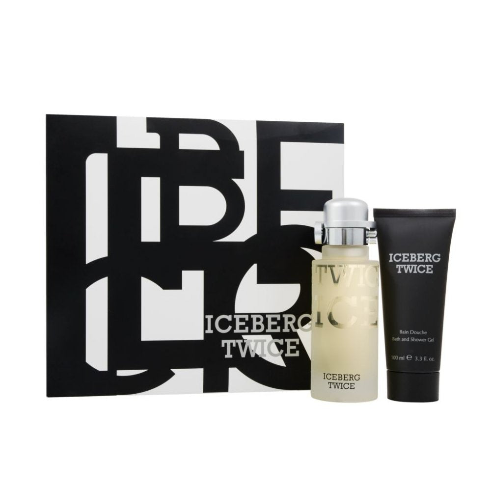 Iceberg Iceberg Twice Pour Homme Gift Set 125ml EDT Spray + 100ml Shower Gel - Health & Beauty > Personal Care > Cosmetics > Perfumes & Colognes Gift Set