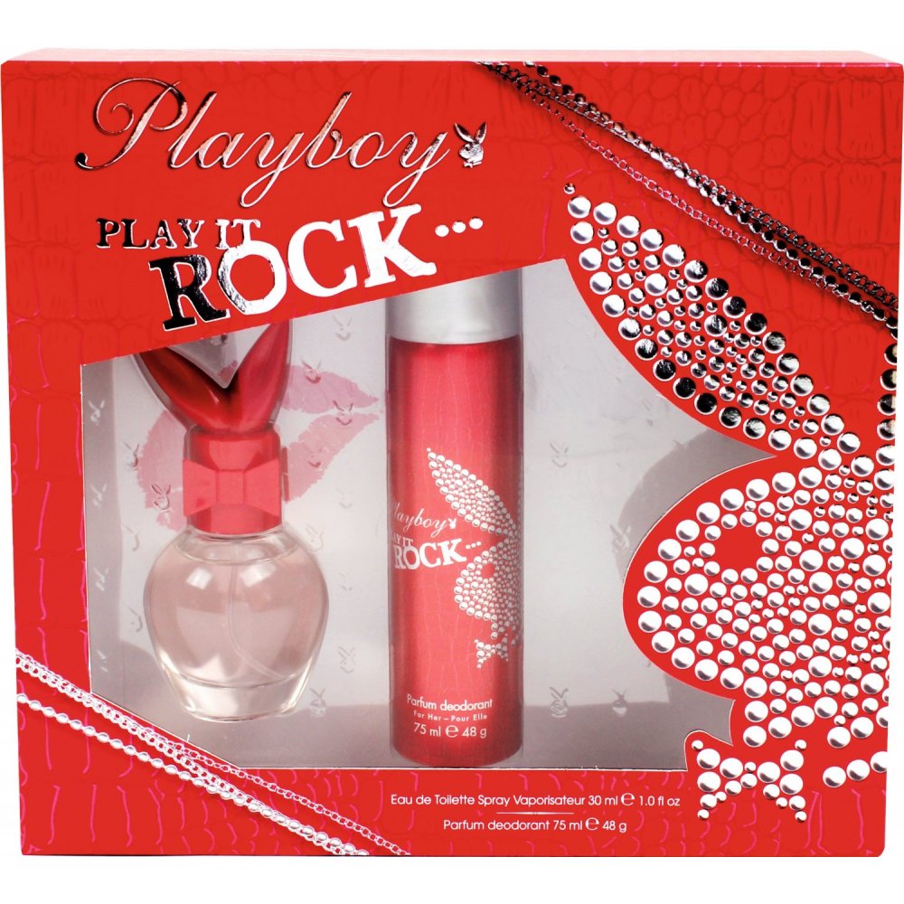 Playboy Playboy Play It Rock Gift Set 30ml EDT Spray + 75ml Body Spray - Health & Beauty > Personal Care > Cosmetics > Bath & Body Gift Sets
