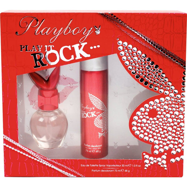 Playboy Playboy Play It Rock Gift Set 30ml EDT Spray + 75ml Body Spray - Health & Beauty > Personal Care > Cosmetics > Bath & Body Gift Sets
