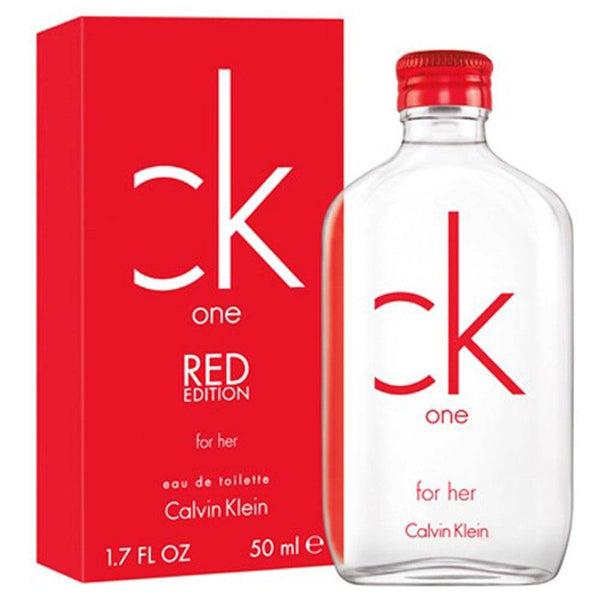 Calvin Klein Calvin Klein CK One Red Edition For Her 50ml EDT Spray - Health & Beauty > Personal Care > Cosmetics > Perfumes & Colognes > Eaux De Toilette