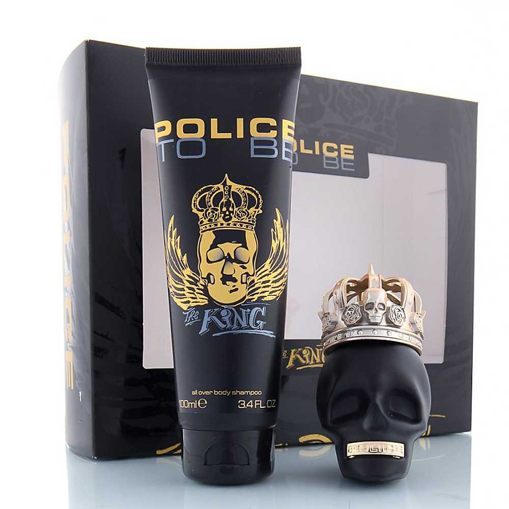 Police Police To Be The King Gift Set 40ml EDT + 100ml Body Lotion - Health & Beauty > Personal Care > Cosmetics > Bath & Body Gift Sets
