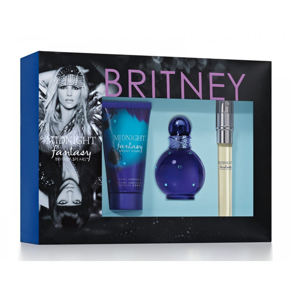 Britney Spears Britney Spears Midnight Fantasy 30ml EDP + 50ml Body Lotion + 10ml EDP - Health & Beauty > Personal Care > Cosmetics > Bath & Body Gift Sets