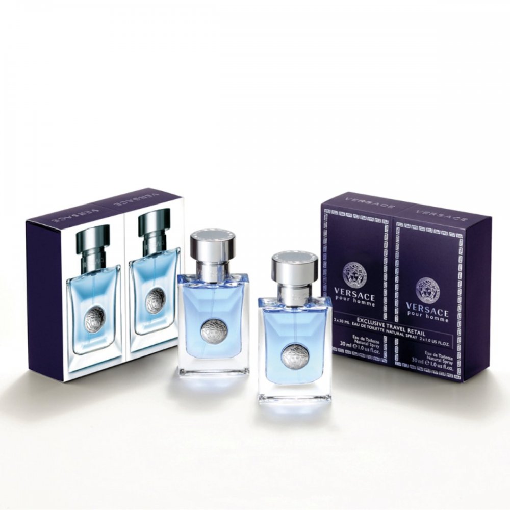 Versace Versace Pour Homme Duo Pack 2 X 30ml EDT Spray - Health & Beauty > Personal Care > Cosmetics > Perfumes & Colognes > Eaux De Toilette Gift Set
