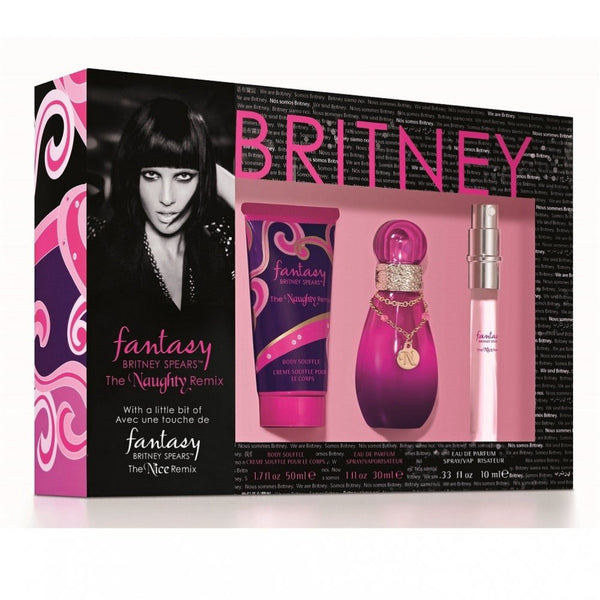 Britney Spears Britney Spears Fantasy The Naughty Remix Gift Set - Health & Beauty > Personal Care > Cosmetics > Perfumes & Colognes > Eaux de Parfum