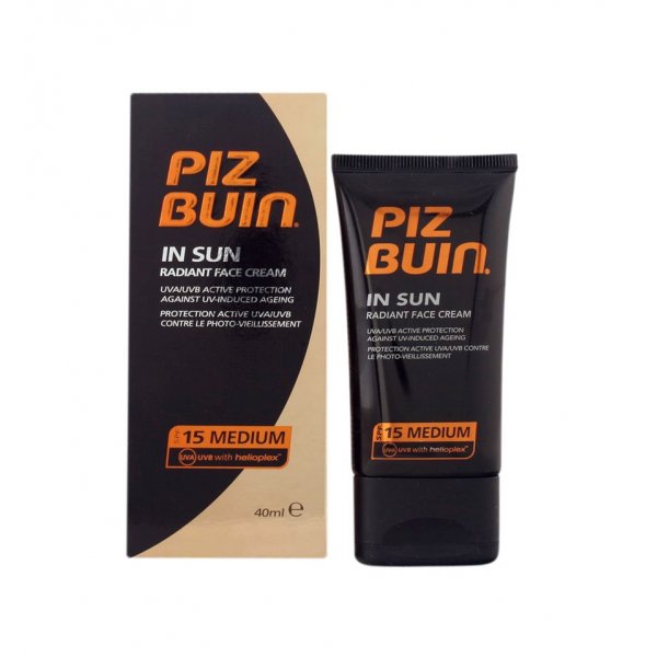 Piz Buin Piz Buin In Sun Radiant Face Cream SPF15 (Medium) 40ml - Health & Beauty > Personal Care > Cosmetics > Skin Care > Sunscreen