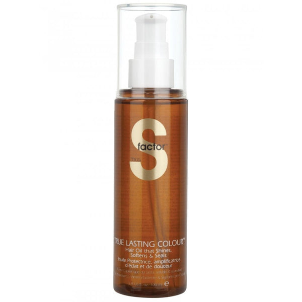 Tigi Tigi S Factor True Lasting Colour Hair Oil 100ml - Health & Beauty > Personal Care > Hair Care > Hair Styling Products