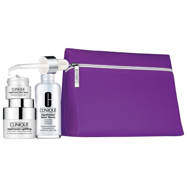 Clinique Clinique Repairwear Laser Focus Gift Set 30ml Serum + 15ml Uplifting Cream + 5Ml Eye Cream - Health & Beauty > Personal Care > Cosmetics > Cosmetic Sets