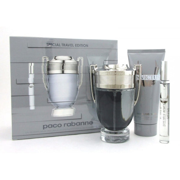 Paco Rabanne Paco Rabanne Invictus Gift Set 100ml EDT Spray + 100ml Shower Gel + 10ml Mini EDT - Health & Beauty > Personal Care > Cosmetics > Bath & Body Gift Sets