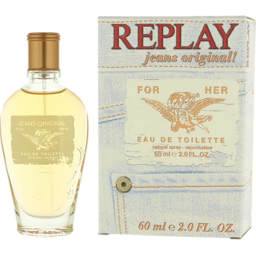 Replay Replay Jeans Original For Her 60ml EDT Spray - Health & Beauty > Personal Care > Cosmetics > Perfumes & Colognes > Eaux De Toilette