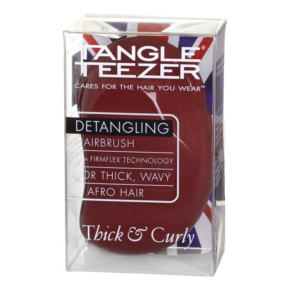 Tangle Teezer Tangle Teezer Original Detangling Hairbrush Thick & Curly Hair - Maroon - Health & Beauty > Personal Care > Hair Care > Hair Styling Tools > Combs & Brushes > Hairbrushes & Combs