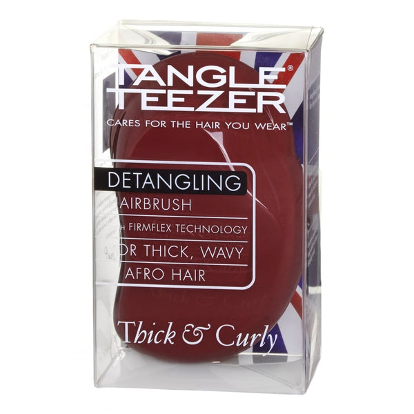 Tangle Teezer Tangle Teezer Original Detangling Hairbrush Thick & Curly Hair - Maroon - Health & Beauty > Personal Care > Hair Care > Hair Styling Tools > Combs & Brushes > Hairbrushes & Combs