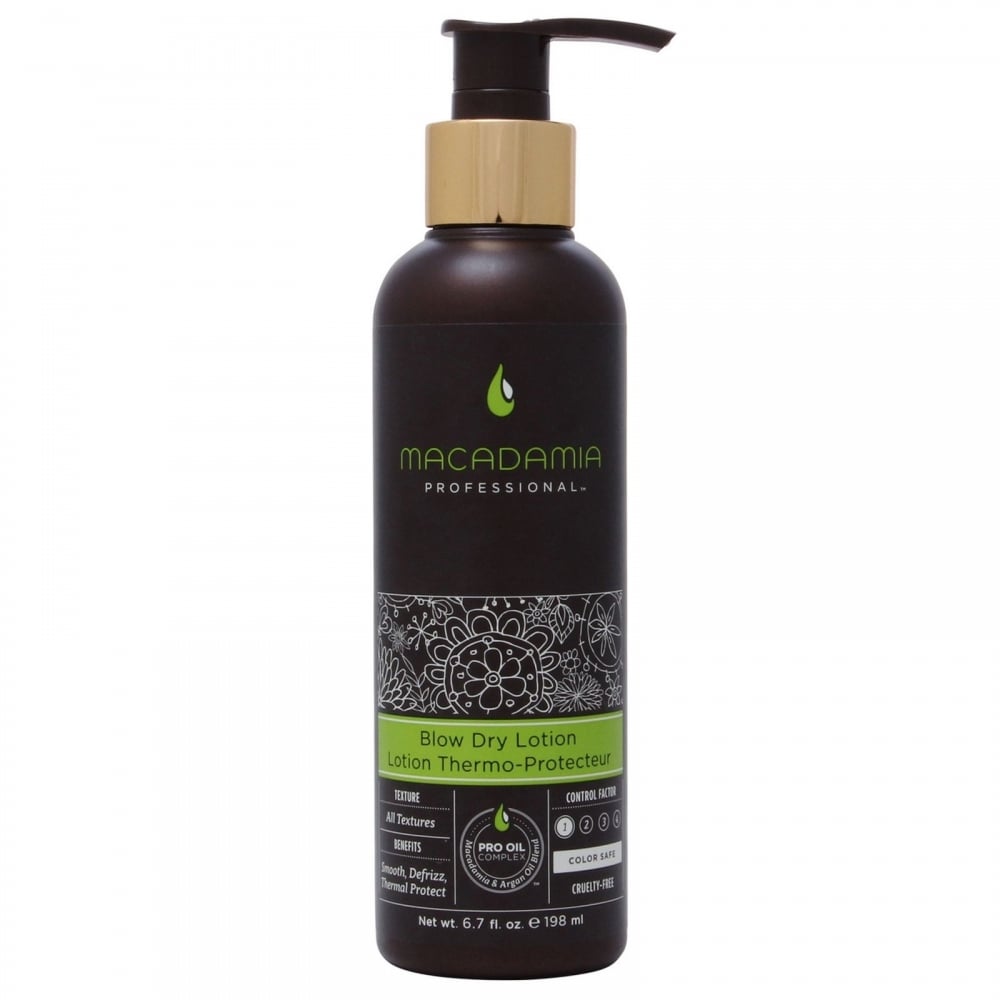 Macadamia Macadamia Natural Oil Blow Dry Lotion Thermo Protecteur 198ml - Health & Beauty > Personal Care > Hair Care > Hair Styling Products