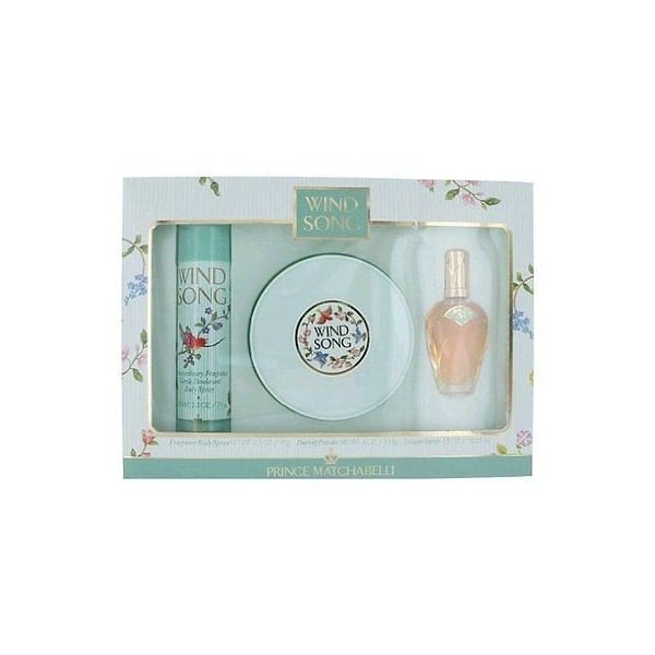 Prince Matchabelli Wind Song Gift Set - 71ml Body Spray + 16.25ml Cologne+ 14ml EDT Spray - Health & Beauty > Personal Care > Cosmetics > Bath & Body Gift Sets