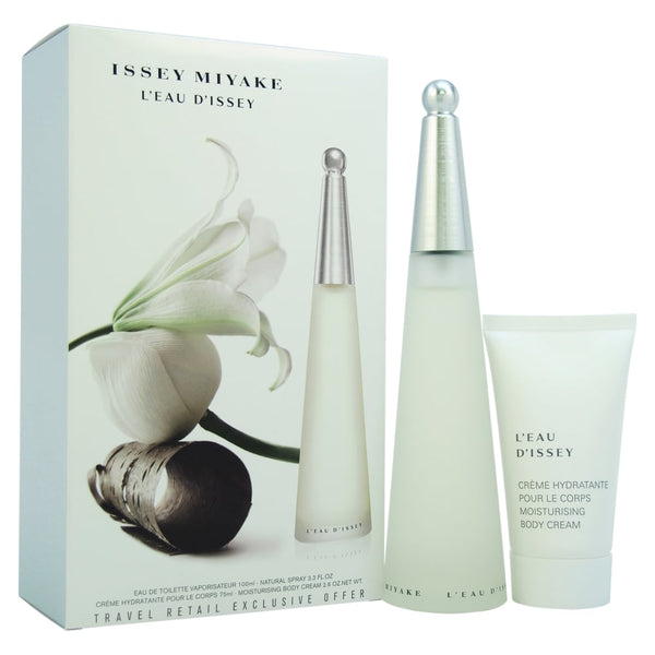 Issey Miyake Issey Miyake L'Eau D'Issey Gift Set - 100ml EDT Spray + 75ml Body Cream - Health & Beauty > Personal Care > Cosmetics > Bath & Body Gift Sets