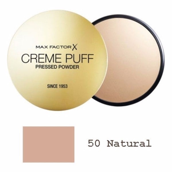 MAX FACTOR Max Factor Creme Puff Pressed Powder 21G - 50 Natural Refill - Health & Beauty > Personal Care > Cosmetics > Makeup > Face Makeup > Face Powder