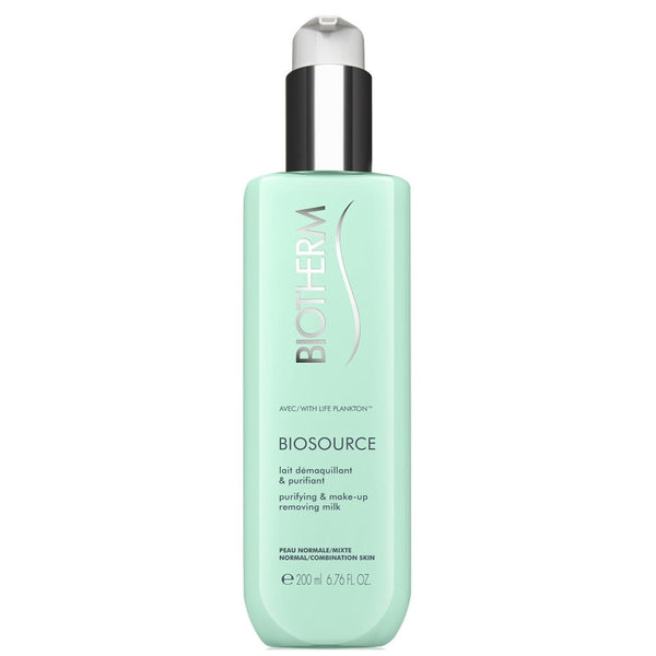 Biotherm Biotherm Biosource Purifying & Make-Up Removing Milk 200ml - Normal/Combination Skin - Health & Beauty > Personal Care > Cosmetics > Skin Care > Makeup Removers