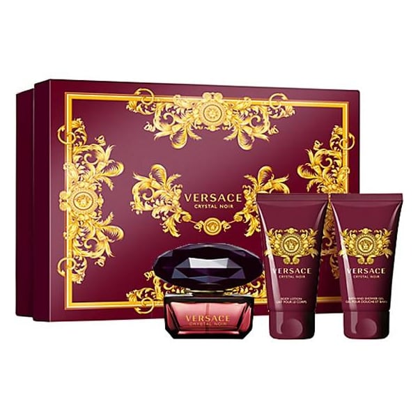 Versace Versace Crystal Noir 50ml EDT Spray + 50ml Shower Gel + 50ml Body Lotion - Health & Beauty > Personal Care > Cosmetics > Perfumes & Colognes Gift Set