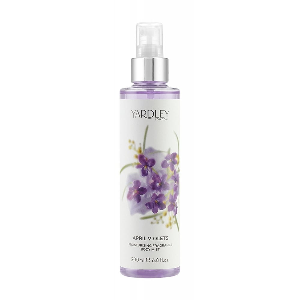 Yardley Yardley April Violets Fragrance Mist 200ml Spray - Health & Beauty > Personal Care > Cosmetics > Perfumes & Colognes > Body Mists
