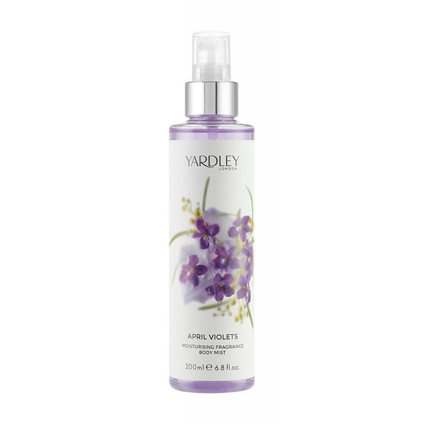 Yardley Yardley April Violets Fragrance Mist 200ml Spray - Health & Beauty > Personal Care > Cosmetics > Perfumes & Colognes > Body Mists