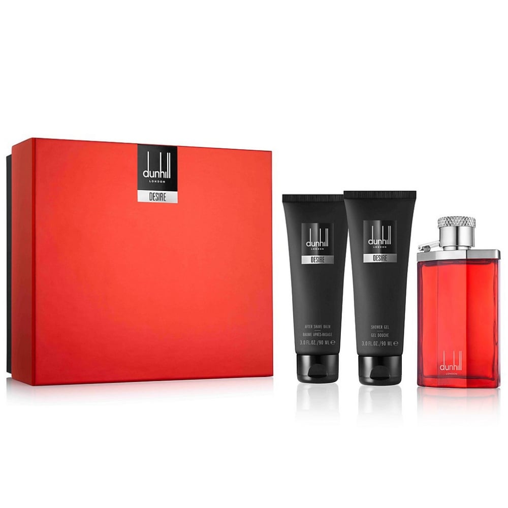 Dunhill Dunhill Desire Red Men Gift Set - 100ml EDT + 90ml Shower Gel + 90ml Aftershave Balm - Health & Beauty > Personal Care > Cosmetics > Bath & Body Gift Sets