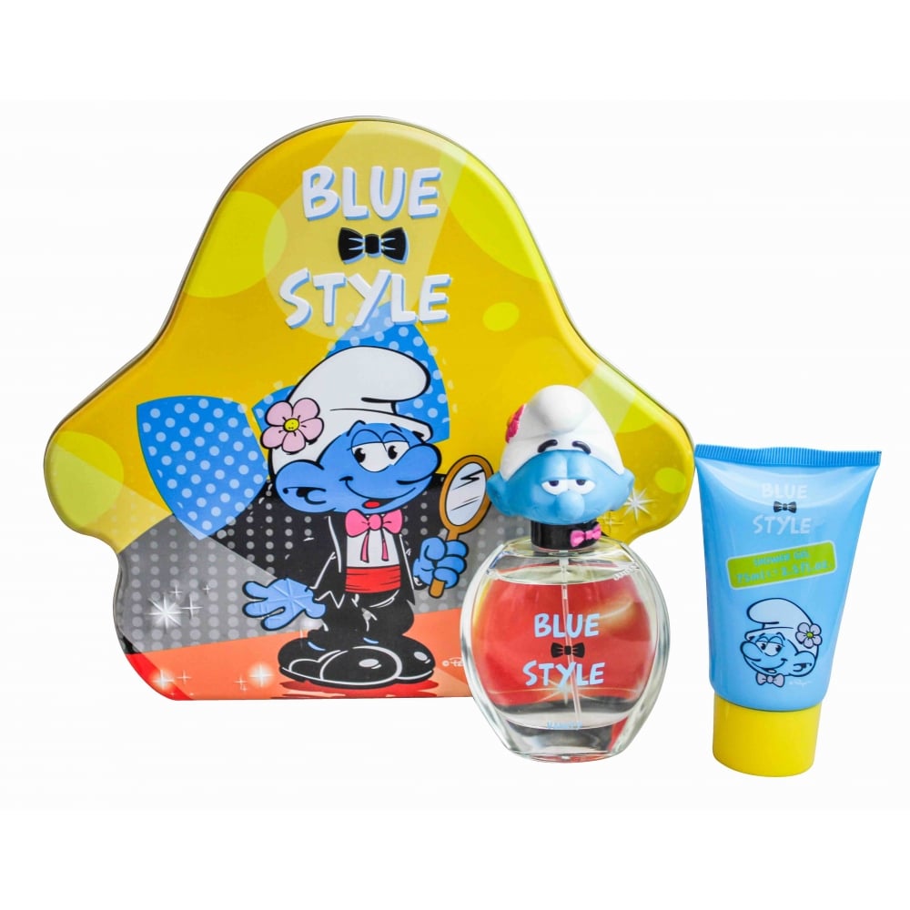 The Smurfs Smurfs Brainy 3D 2Pce Tin Set 50ml EDT + 75ml Shower Gel - Health & Beauty > Personal Care > Cosmetics > Bath & Body Gift Sets