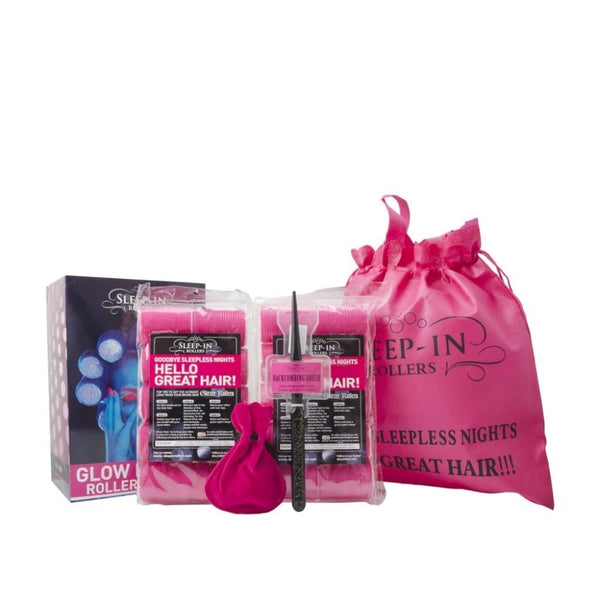 Sleep In Rollers Sleep In Rollers Glow In The Dark Gift Set - 20 Rollers + Comb + Dvd - Health & Beauty > Personal Care > Hair Care > Hair Styling Tools > Hair Curlers