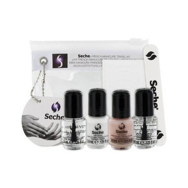 Seche Seche French Manicure Travel Kit Int'L - 4X 3.8ml - Health & Beauty > Personal Care > Cosmetics > Nail Care > Nail Polishes