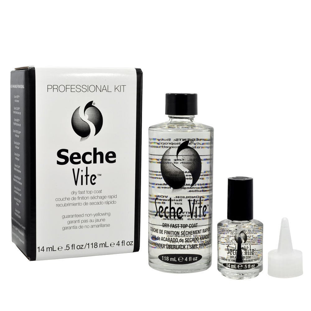 Seche Seche Vite Professional Kit (Dry Fast Top Coat 14Ml + 118ml Prof - Health & Beauty > Personal Care > Cosmetics > Nail Care > Nail Polishes