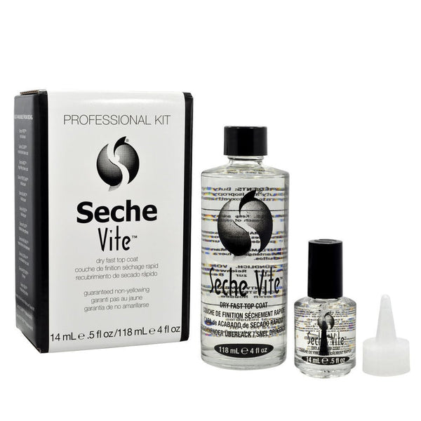 Seche Seche Vite Professional Kit (Dry Fast Top Coat 14Ml + 118ml Prof - Health & Beauty > Personal Care > Cosmetics > Nail Care > Nail Polishes