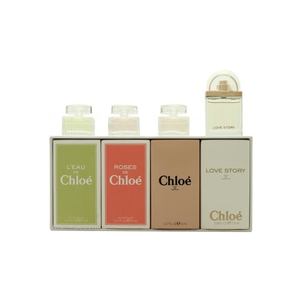 Chloe Miniatures Gift Set 2 X 5ml Chloe EDP + 2 X 5ml Roses De Chloe EDT + 5ml L'Eau De Chloe EDT