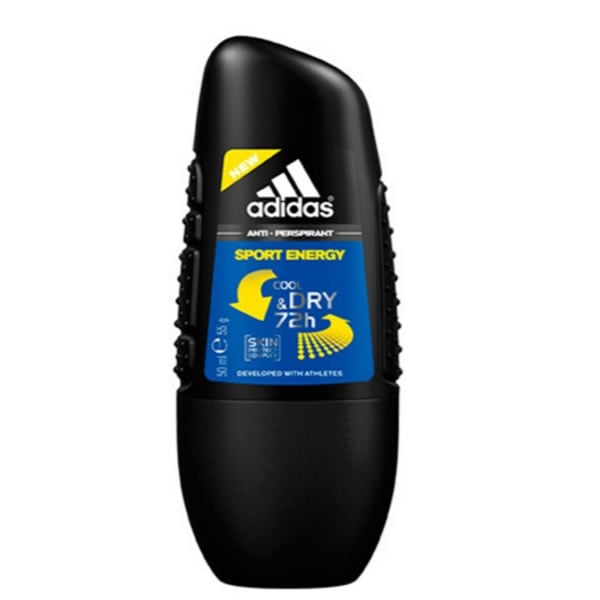 Adidas Sport Energy Cool And Dry Deodorant Roll On 50ml